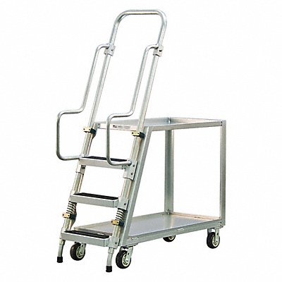 Ladder Cart 2 Shelves 800 lb Ld Cap.