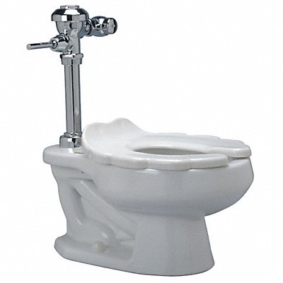 Flush Valve Toilet 10 Rough-In Floor