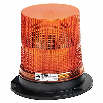 LED Warning Light Amber 12/100VDC