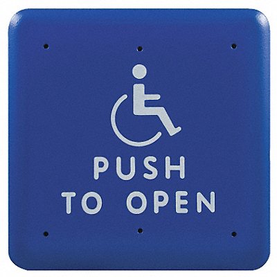 Push to Open Button Square 4-1/2 