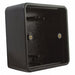 Square Mount Box Plastic 4-1/2in L