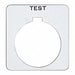 Legend Plate Square Test White