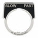 Legend Plate Half Round Slow-Fast Black