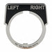 Legend Plate Half Round Left-Right Black