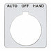 Legend Plate Square Auto-Off-Hand White