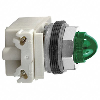 H4480 Pilot Light Incan Green 120VAC/DC