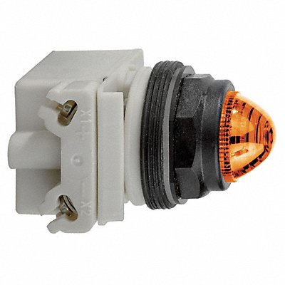 H4506 Pilot Light Incan Amber Domed Lens