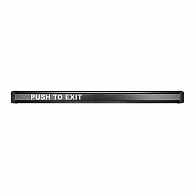 Push to Exit Bar DPDT SurfaceMounted Blk