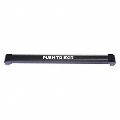 Push to Exit Bar 48 in.W NoRelease Black