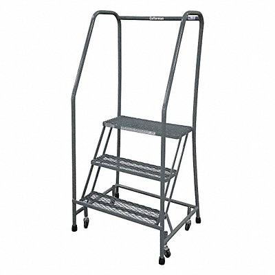 Rolling Ladder 60 in.H x 20 in.W 3 Steps