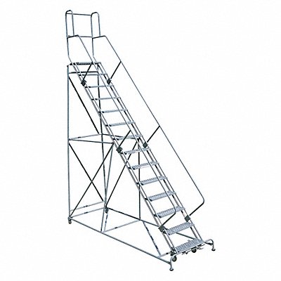 Rolling Ladder 182in.Hx42in.W Perforated