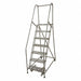 Rolling Ladder 100 in.H x 30 in.W Rubber