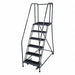 Rolling Ladder 90 in.H x 30 in.W Rubber