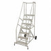 Wheelbarrow Ladder 130 in H 10 Steps