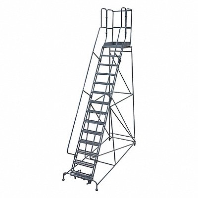 Rolling Ladder 182 in.H x 42 in.W Rubber