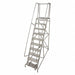 Rolling Ladder 162in.H 12 Steps Serrated