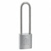 Padlock 7/8 in Rectangle Silver