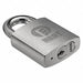 Padlock 7/8 in Rectangle Silver