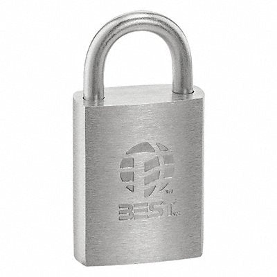 Padlock 7/8 in Rectangle Silver