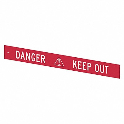 Prntd Retract Insert Danger/Keep Out