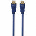 HDMI Cable 25 ft L Blue Triple SHLD