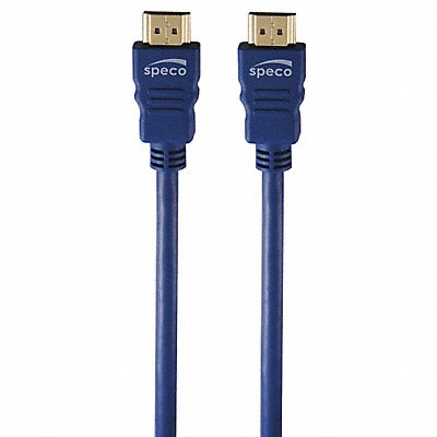 HDMI Cable 50 ft L Blue Triple SHLD