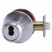 Knob Lockset Mechanical Entrance Grd. 1