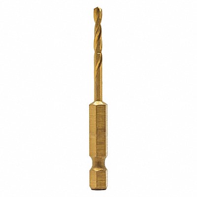 Drill Bit 2-45/64 in L HSS 9/64 inSize