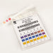 pH Test Strips 4 in L 0 to 6 pH PK100