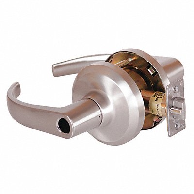 Door Lever Lockset Satin Nickel