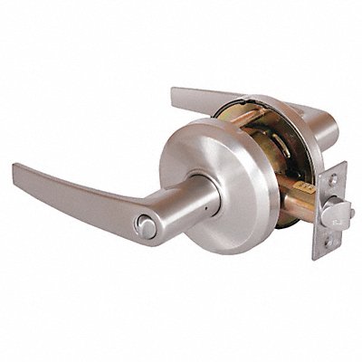 Door Lever Lockset Satin Nickel