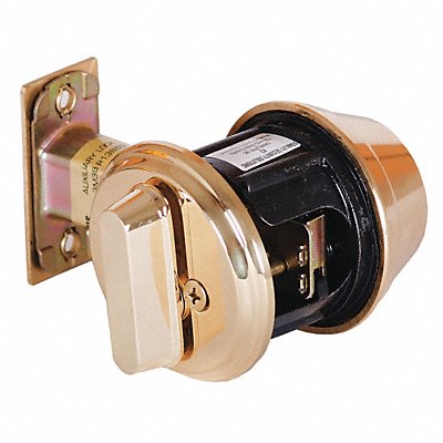 Deadbolt QDB1 Bright Brass 6 Pin