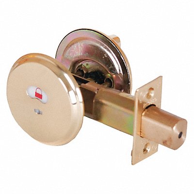 Deadbolt QDB2 Bright Brass Medium-Duty