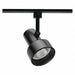 Track Lighting Head Step Blk/Blk 4 3/8in