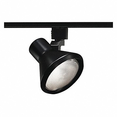 Track Lighting Head Flare Blk 6in