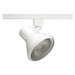 Track Lighting Head Flare Wht 6in