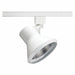 Track Lighting Head Flare Wht 4 7/8in