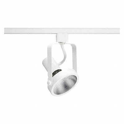 Track Lighting Head Gimbaled Wht 3 7/8in