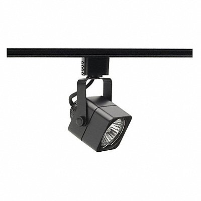 Track Lighting Head Gimbaled Blk 2 1/4in