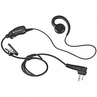 Ear Loop Earpiece Black Two Pin C-Style