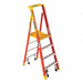 Podium Stepladder 4 ft Fiberglass 300 lb