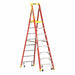 Podium Stepladder 8 ft Fiberglass 300 lb