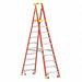 Podium Stepladder 10 ft Fiberglass 300lb