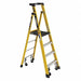 Podium Stepladder 4 ft Fiberglass 375 lb