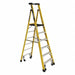 Podium Stepladder 6 ft Fiberglass 375 lb