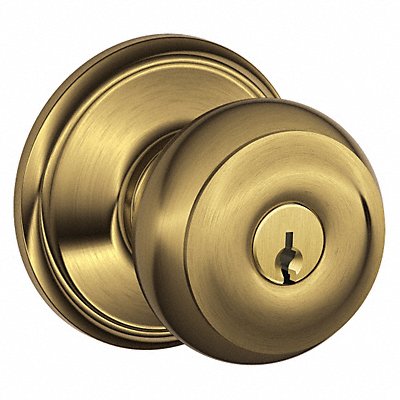 Knob Lockset Mechanical Entrance Grd. 1