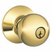 Knob Lockset Mechanical Entrance Grd. 1