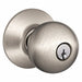 Knob Lockset Mechanical Entrance Grd. 1