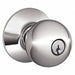 Knob Lockset Mechanical Entrance Grd. 1