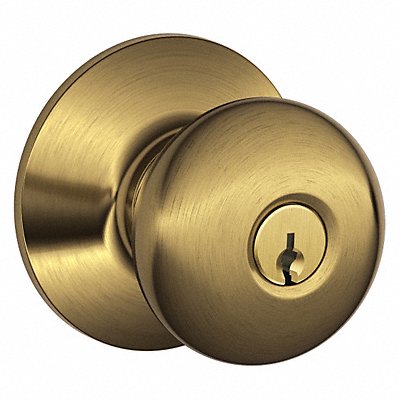 Knob Lockset Mechanical Entrance Grd. 1